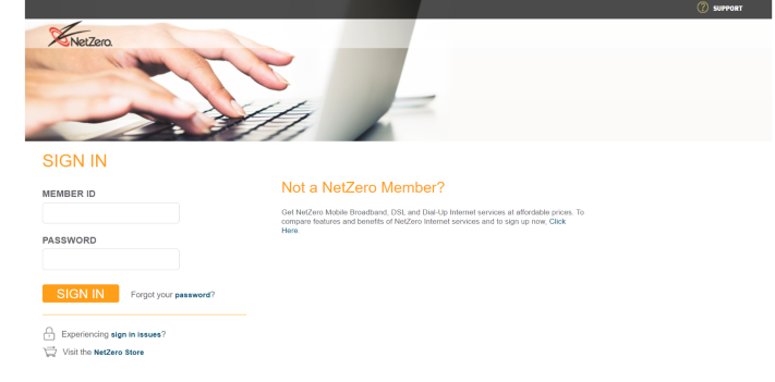 NetZero Webmail Login