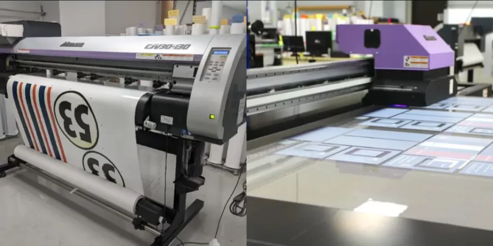Digital printing or screen printing