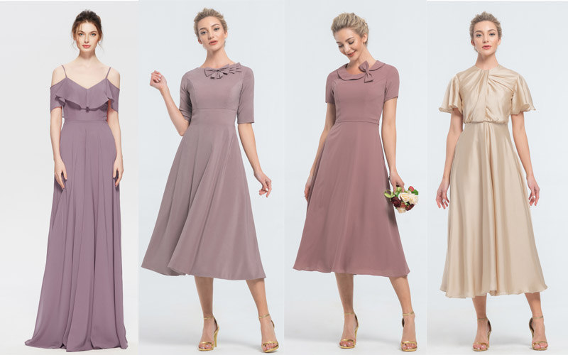 Modest Bridesmaid Dresses Under $80